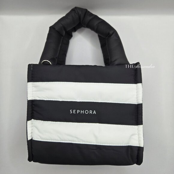 Sephora Puffy Mini Tote Bag Miniature Shopping Bag Limited 2025 New in Packaging - Picture 15 of 17